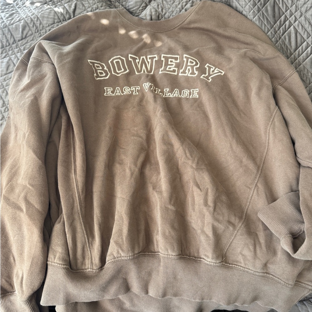 Arizona Jean Company Brown Crewneck Sweater